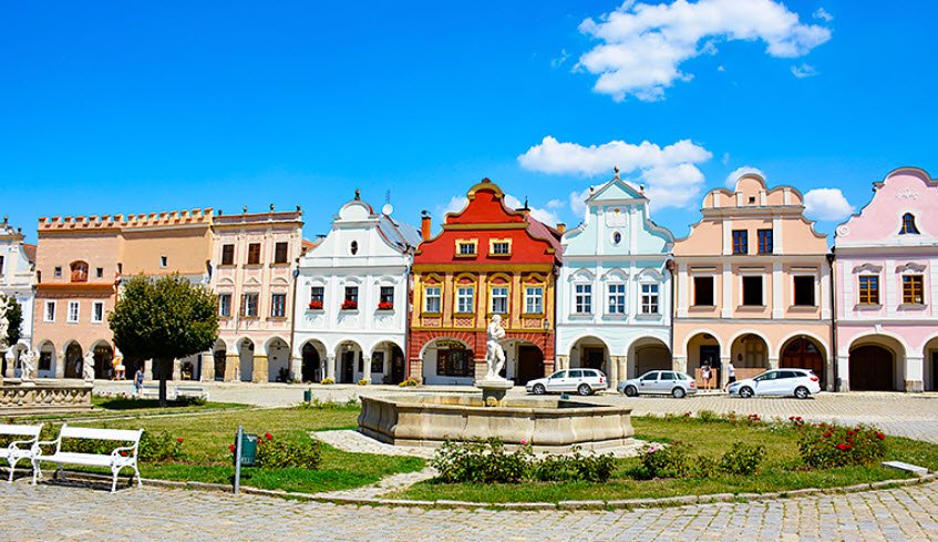Telč Chateau, Telč, Czech Republic (Czechia)